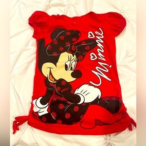 GIRLS MINNIE MOUSE BLOUSE